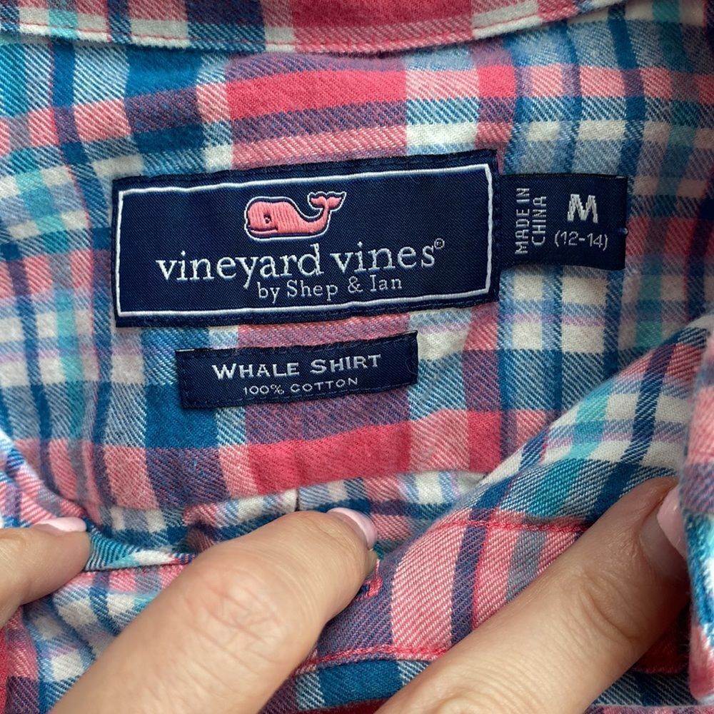 Vineyard Vines Middleton Place Plaid Performance Flannel Slim Tucker Shirt - Picture 10 of 12